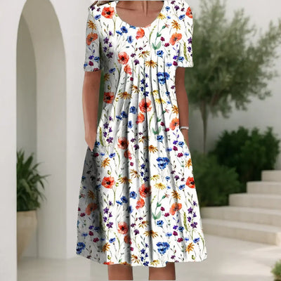 AMELIE | SUMMER BLOOM RUFFLE DRESS