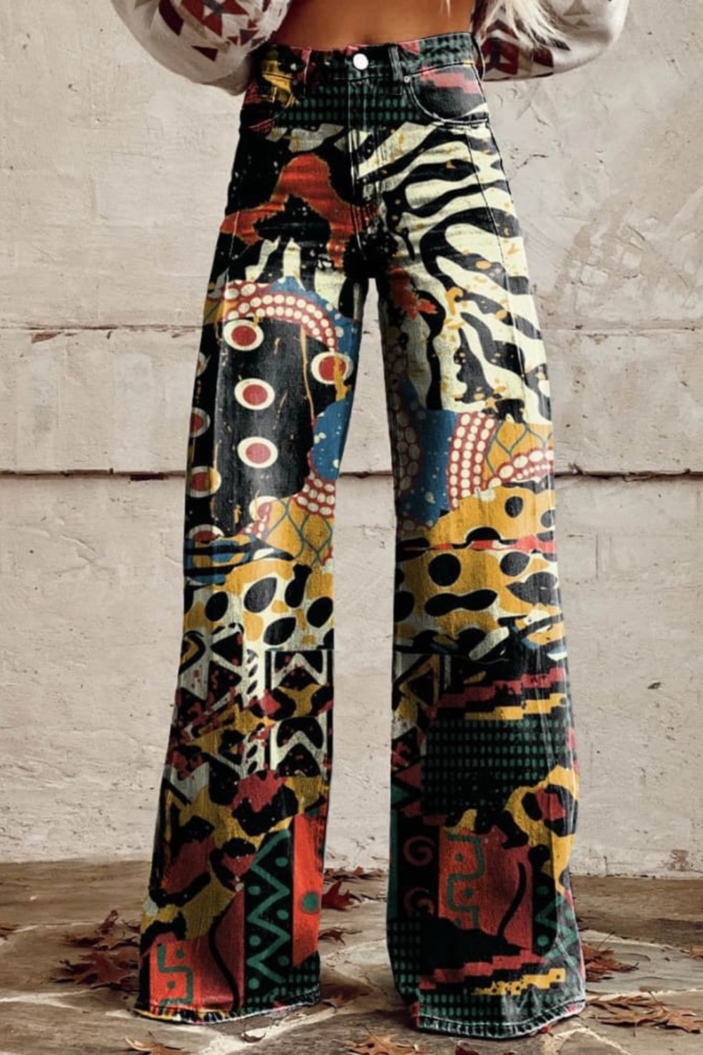 Behn Berlin | Elegant Boho Vintage Wide Trousers