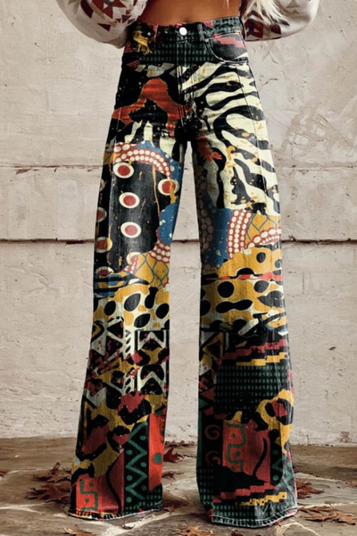 Behn Berlin | Elegant Boho Vintage Wide Trousers
