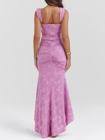 Cesca - Bell floral maxi dress