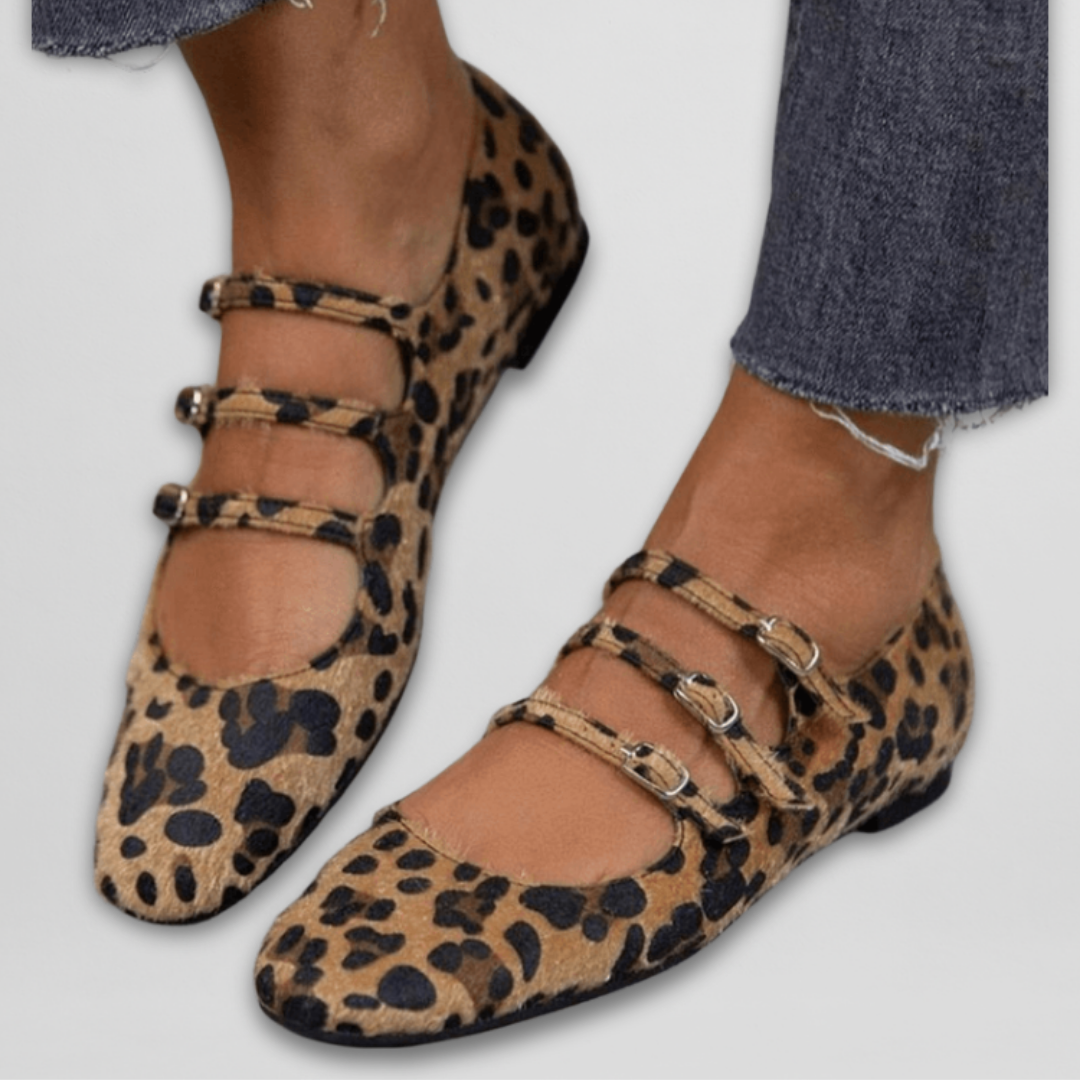 Liv™ | Animal Print Ballerina Flats