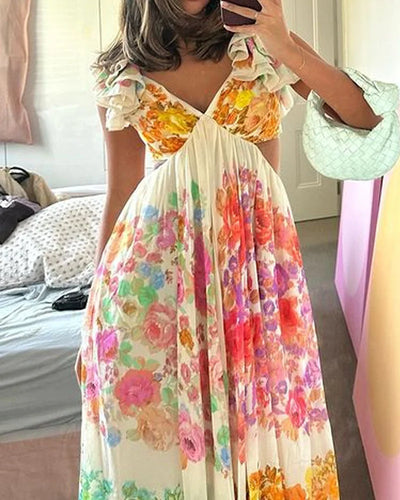 Annie - Floral Printed Dress