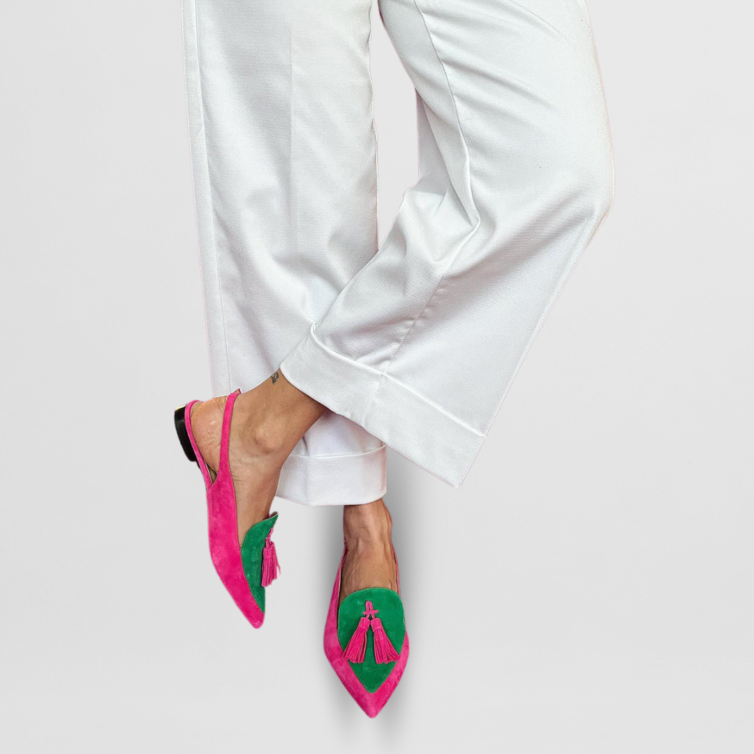 Fleur™ | Pointed Cheerful Loafers