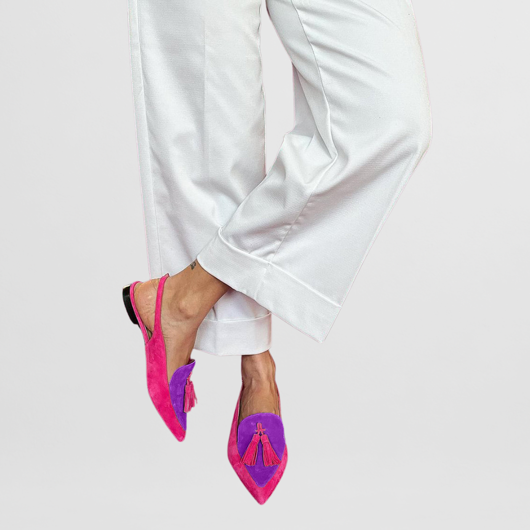 Fleur™ | Pointed Cheerful Loafers