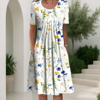 AMELIE | SUMMER BLOOM RUFFLE DRESS