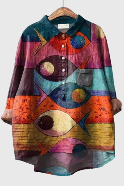 Lumi - Vintage Animal Blouse