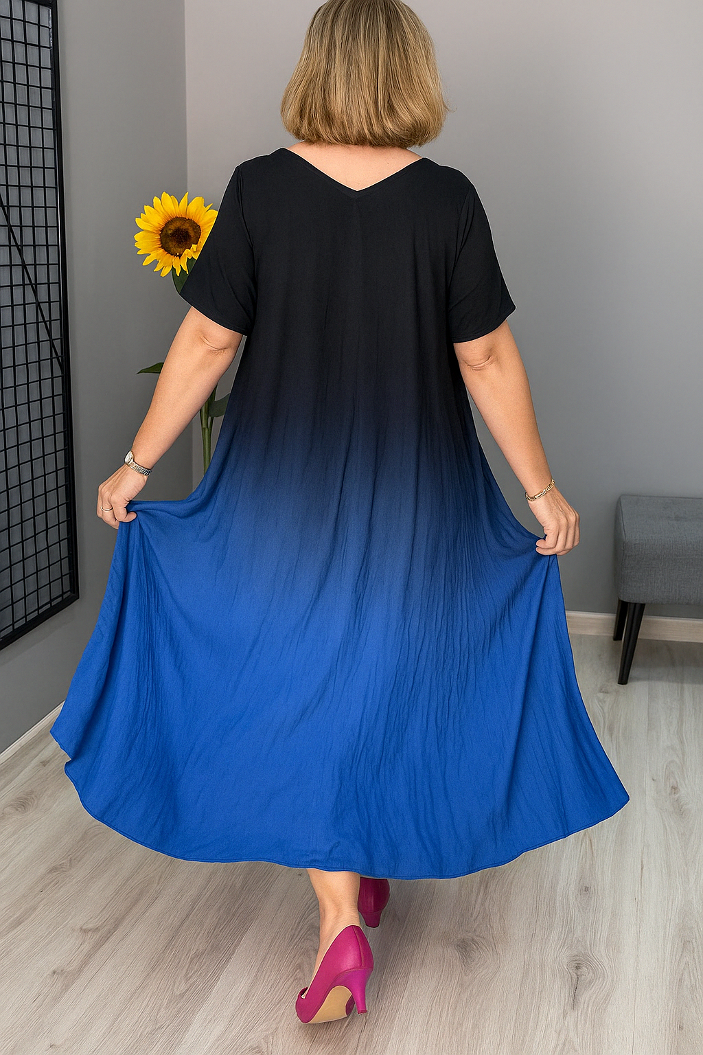 Elara - Tummy-Friendly Stylish Tummy Covering Dress