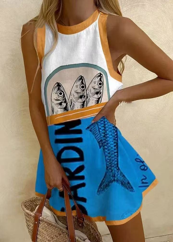 Anavee Linen Mini Dress