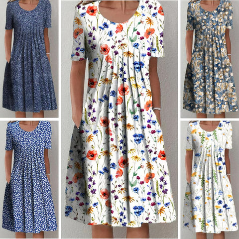 AMELIE | SUMMER BLOOM RUFFLE DRESS