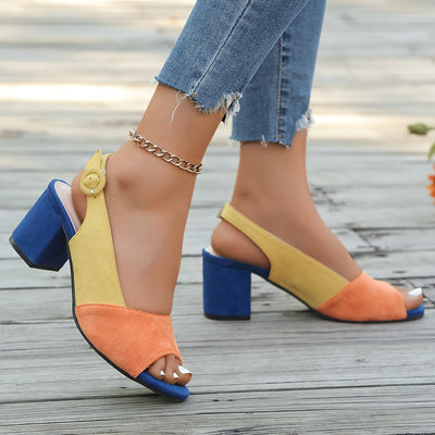 Zuri™ Colourblock Slingback Heels
