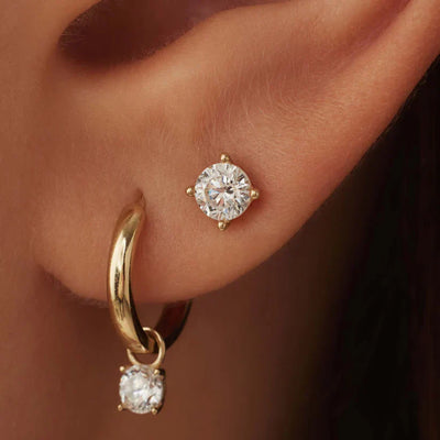 Moonstone Drop Earrings